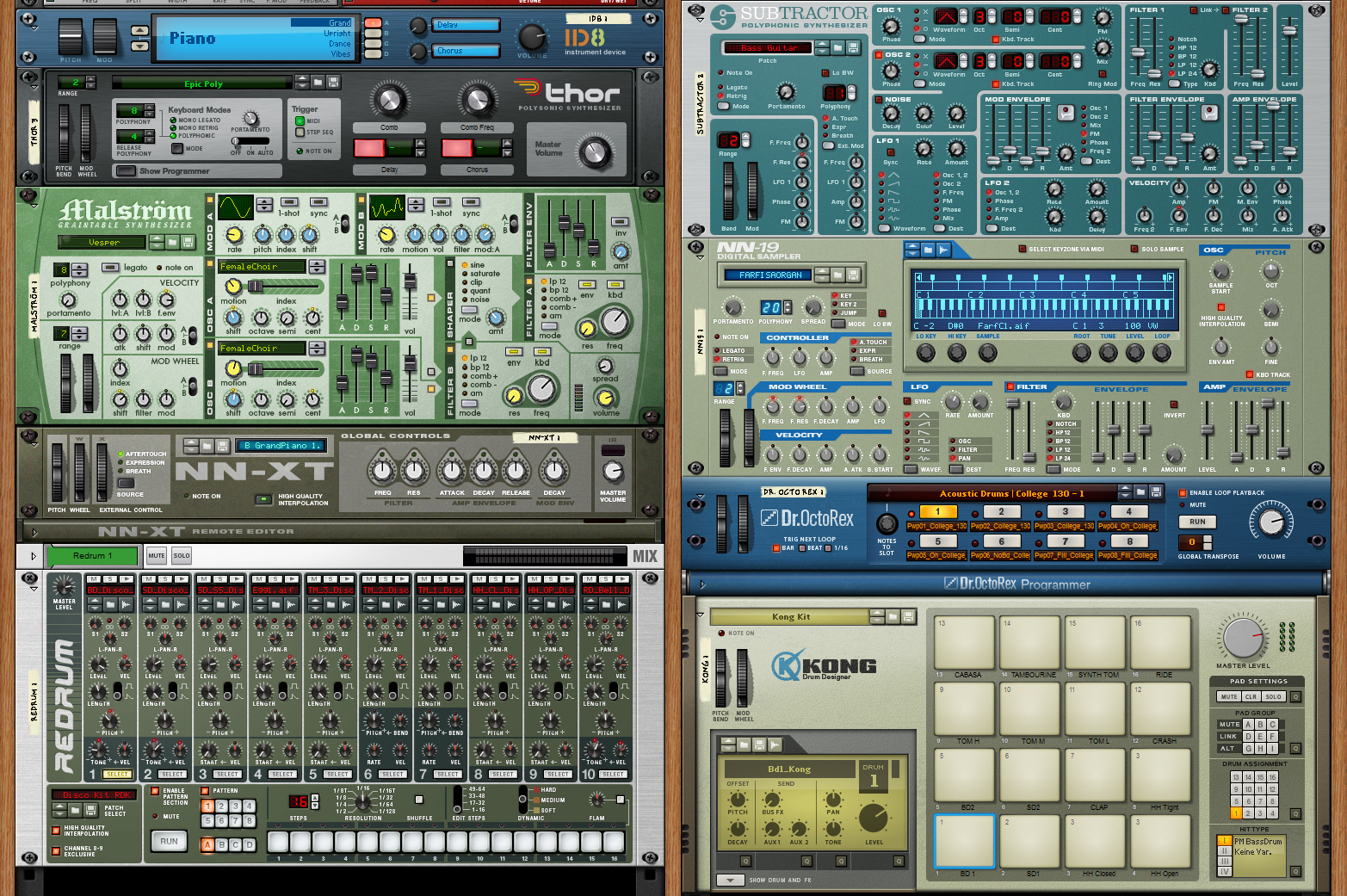 Reason DAW. Propellerhead reason. Reason программа. Reason секвенсер.